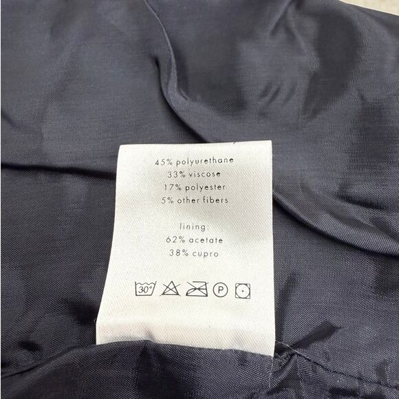 Aeron MOSS Women's Portia Bat Wing Faux Leather Bomber Jacket, EU 38 - Picture 3 of 5